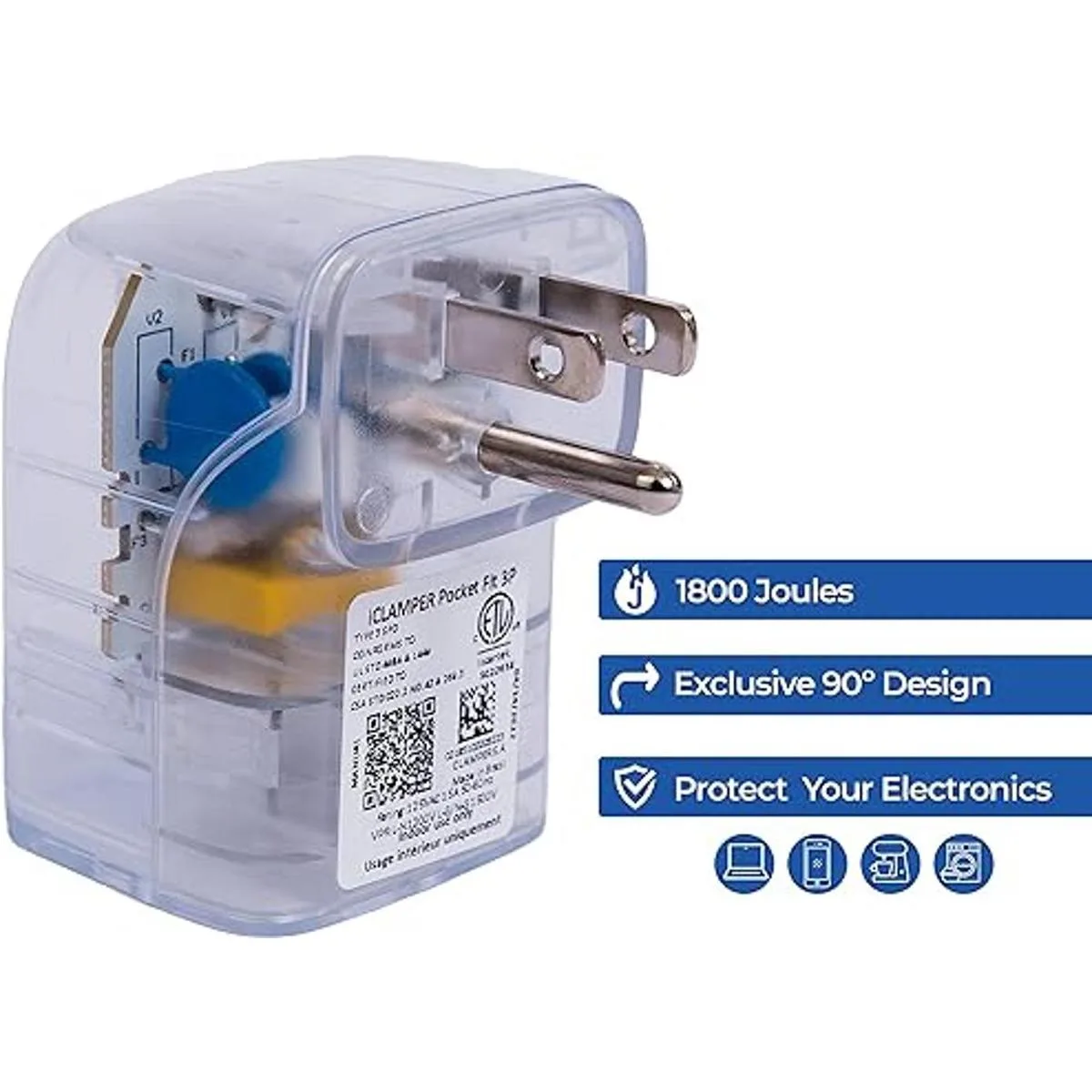 Clamper Enchufe de protección contra sobretensiones_2