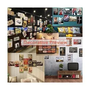 Tin Signs Carteles de metal vintage de reproducción de 4_3