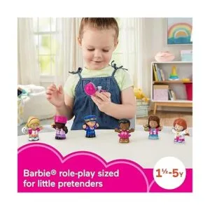 FisherPrice Little People Juego de 7 figuras de Barbie_2