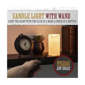 Paladone Luz de vela Hogwarts con control remoto de_2