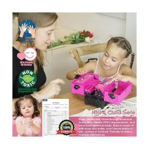 Kit de maquillaje para niños para niñas 47 piezas de_3