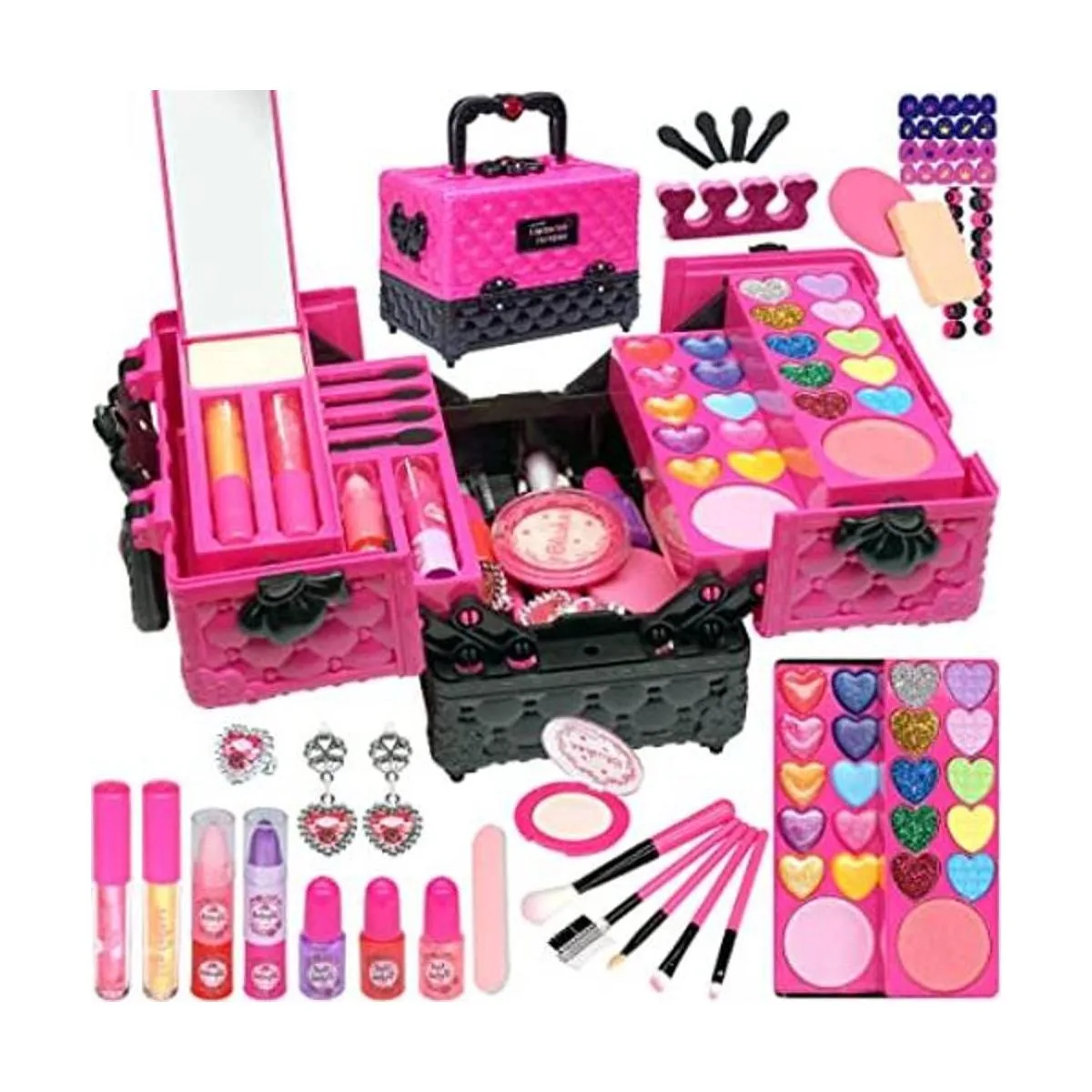 Kit de maquillaje para niños para niñas 47 piezas de_1