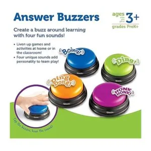 Learning Resources Botones de luces y sonidos juego de_6