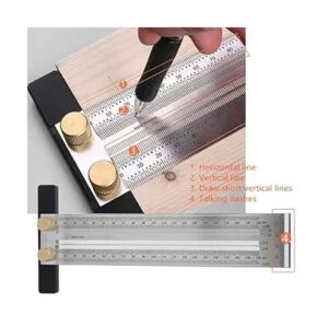 Marcado de precisión TRule de acero inoxidable tipo T_3