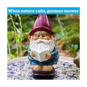 BigMouth Inc. Gnomo en un trono Jardín Gnomo Divertido_2
