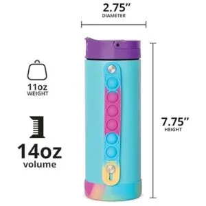 Elemental Botella de agua icónica para niños de 14 onzas_2