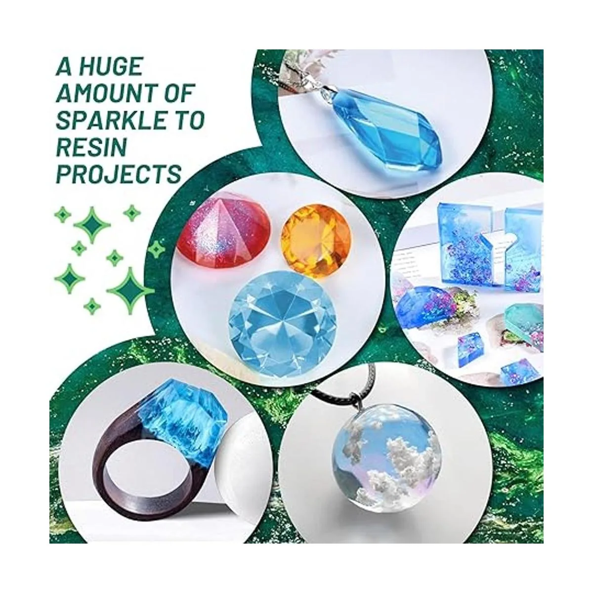 Kit de resina UV con luz juego de resina epoxi UV de_2