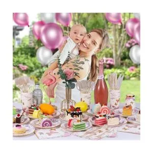 Suministros de fiesta de cumpleaños de mariposa platos de_6