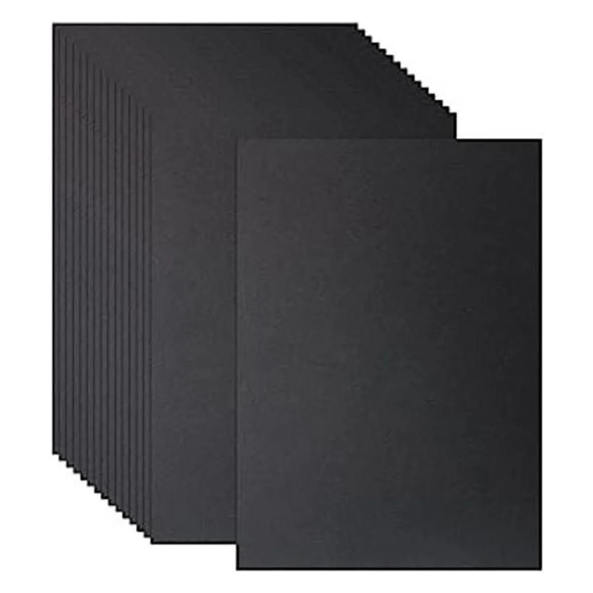 LIVHOLIC 100 hojas de cartulina de color negro 92 libras_1
