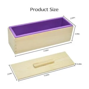 Artcome Moldes rectangulares de silicona para pan de jabón_4