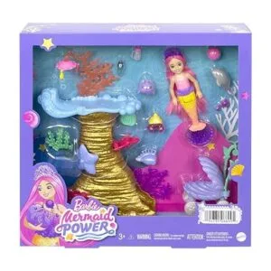 Sirena Barbie Juego de crianza de sirena muñeca de_6