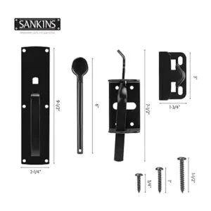 SANKINS Hardware de pestillo para puerta de pulgar para_2