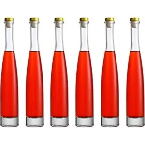 Maypink Botella de vidrio transparente paquete de 6_1