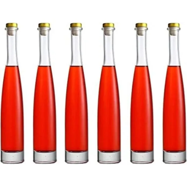 Maypink Botella de vidrio transparente paquete de 6_1