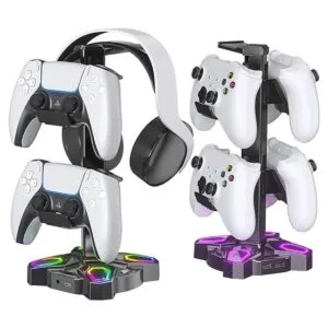 KDD Soporte para auriculares RGB para juegos soporte_1