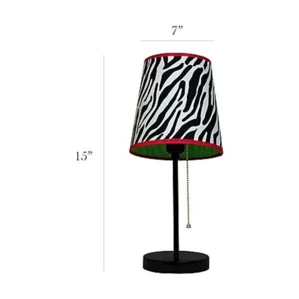 Limelights LT3000ZBA Fun Prints Lámpara de mesa negrocebra_4