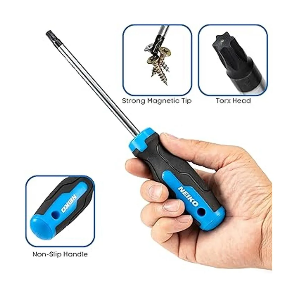 NEIKO 01377A Juego de destornilladores Torx magnéticos_2