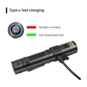 Linterna UV recargable de 365 nm luz ultravioleta_3