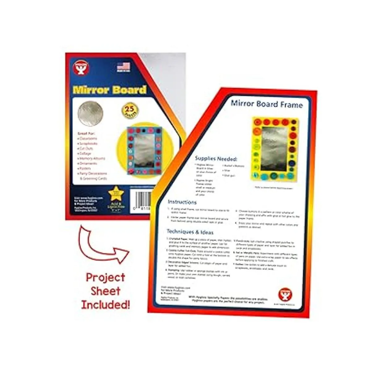 Hygloss Products 28570 Juego de 100 hojas para espejo 5_3