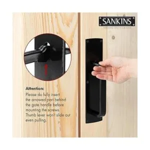 SANKINS Hardware de pestillo para puerta de pulgar para_4