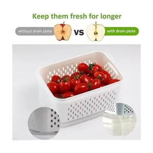 5 PCS Large Fruit Containers for Fridge Leakproof Food_3