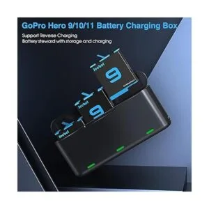 Cargador de batería para GoPro Hero 91011 soporta carga_2