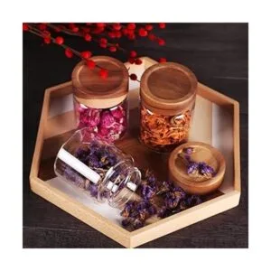 SAIOOL 3 Packs Glass Food Storage Jars with Screw Airtight_4