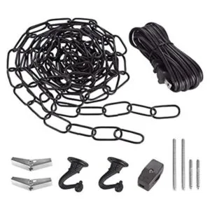 Canomo Swag Kit de luces con cadena de araña de 12 pies y_1