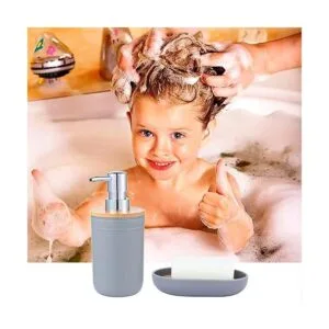 iMucci Juego de 5 accesorios de baño de plástico_4