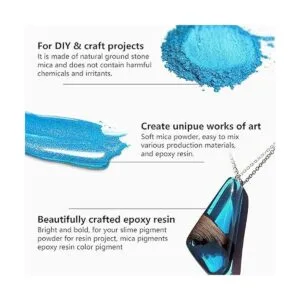 Polvo de mica pigmento de purpurina de 40 colores para_5