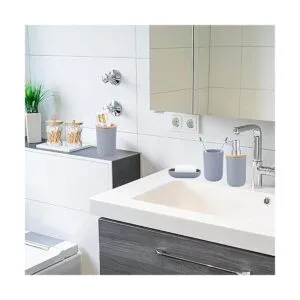 iMucci Juego de 5 accesorios de baño de plástico_5