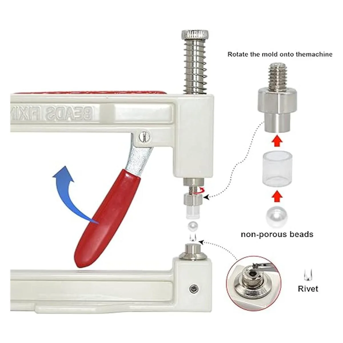 Máquina de ajuste de perlas y herramientas de ajuste de_2