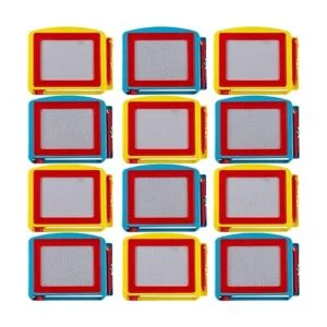 Mini tablero magnético de dibujo para niños paquete de 12_4