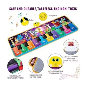 Alfombrillas de piano musicales para niños con 25 sonidos_3