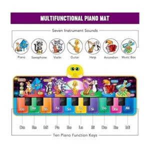 Alfombrillas de piano musicales para niños con 25 sonidos_2