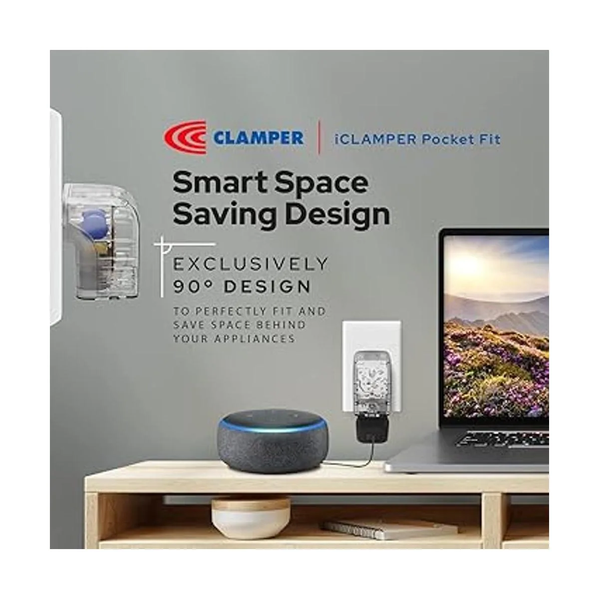 Clamper Enchufe de protección contra sobretensiones_4