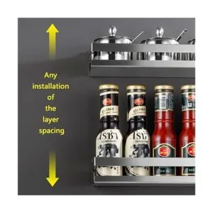 Estantes flotantes de almacenamiento de metal resistente_5