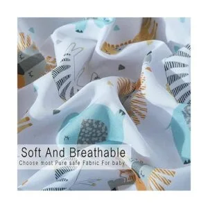 Bimocosy Juego de 4 sábanas bajeras para cuna 28 x 52_3