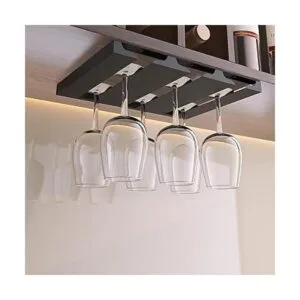 SIMVE Soporte para copa de vino debajo del estante_2