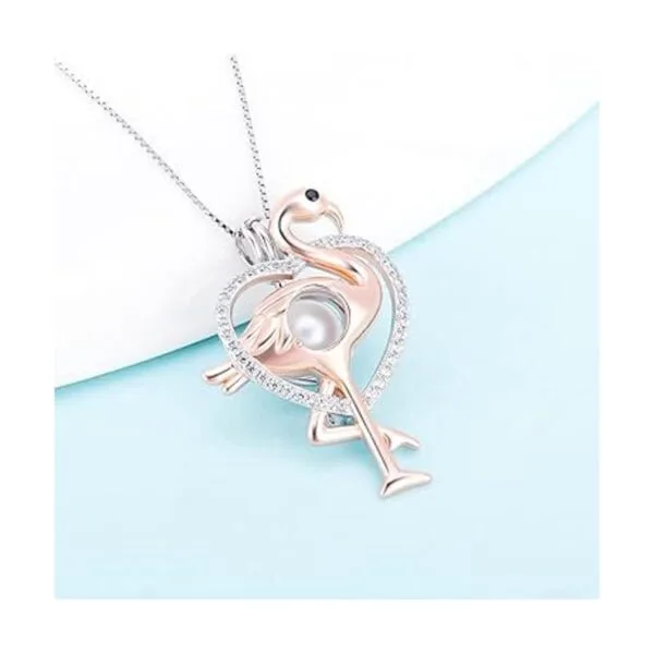LGSY Colgante de plata de ley 925 con forma de flamenco_5