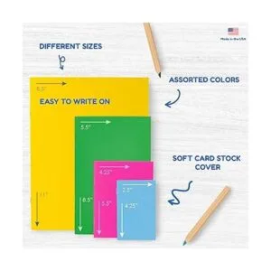 Hygloss Products HYG77705 Libros coloridos en blanco_5