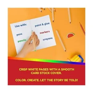 Hygloss Products HYG77705 Libros coloridos en blanco_3