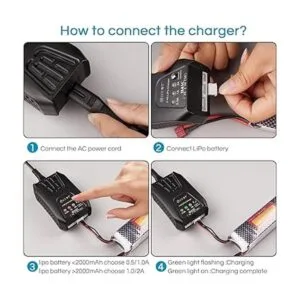 Cargador universal Lipo para batería Lipo 2s 3s 4s_5