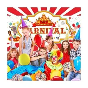 Decoración de fiesta de carnaval de circo incluye kit de_6
