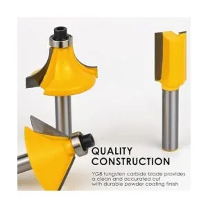 BAIDETS Juego de 15 brocas de carburo de tungsteno para_3