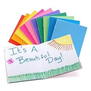 Hygloss Products HYG77705 Libros coloridos en blanco_1