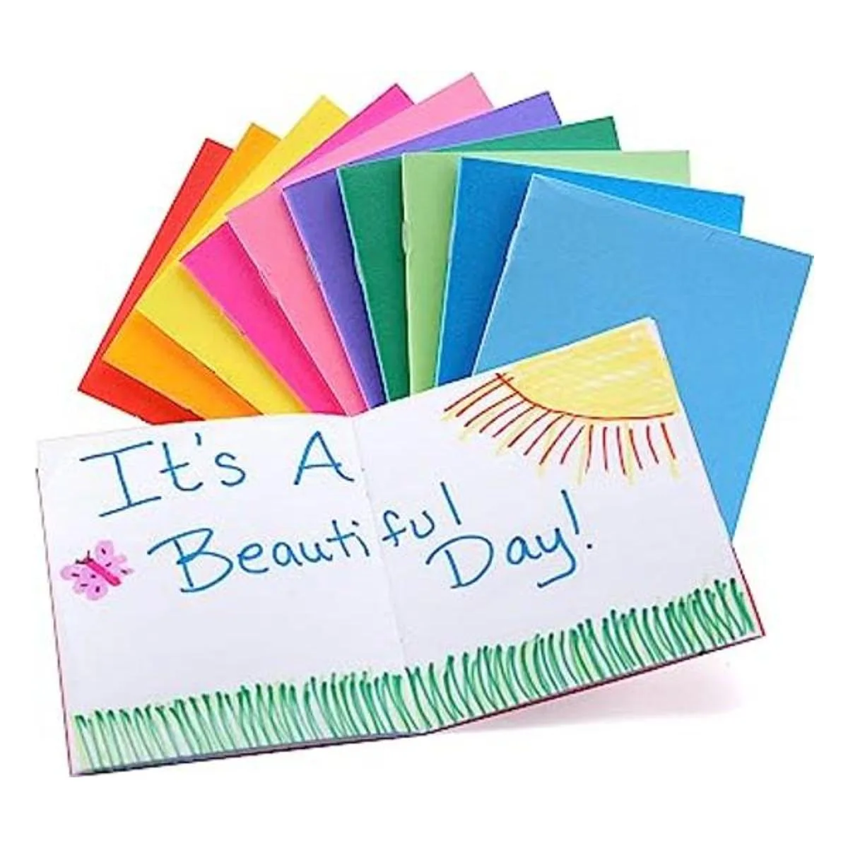 Hygloss Products HYG77705 Libros coloridos en blanco_1