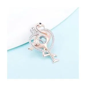 LGSY Colgante de plata de ley 925 con forma de flamenco_2
