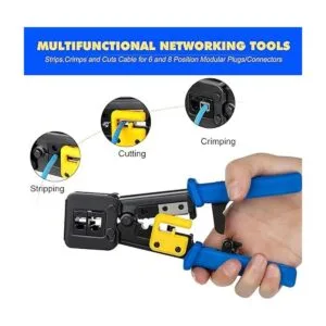 Kit de herramientas de crimpado RJ45 Pass Thru Cat5 Cat5e_3