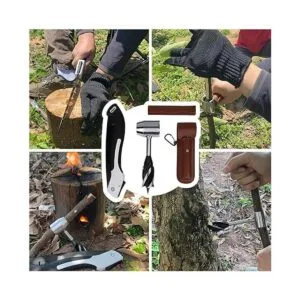 Bushcraft Gear Taladro de mano herramientas de_5